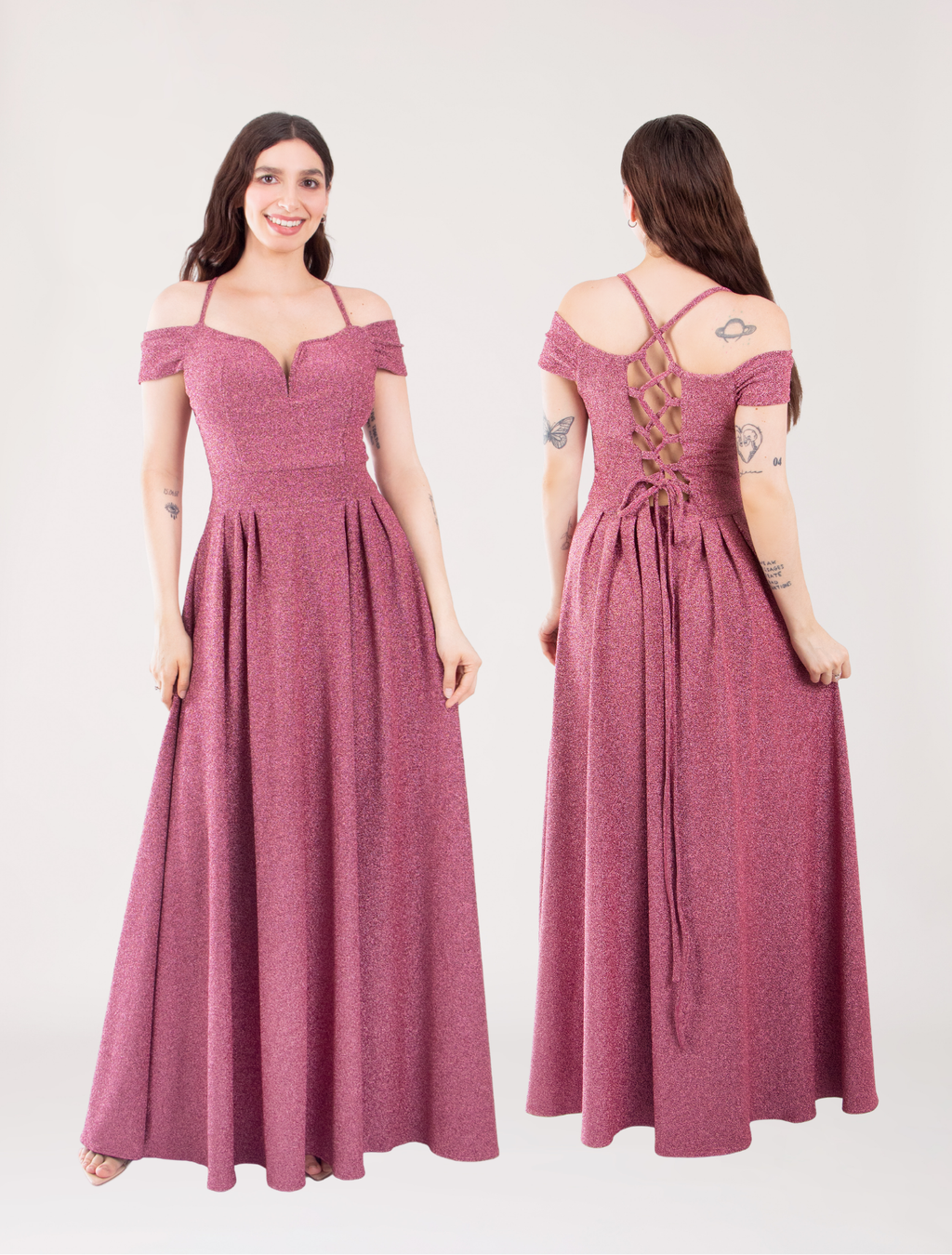 Aurora Dusty Pink Sparkle